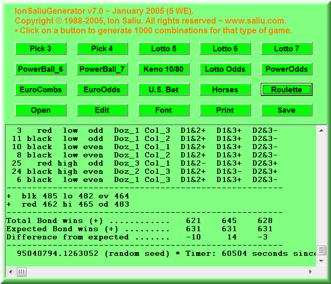 The gambler's fallacy is disproved by gambling software as events fall within one standard deviation from norm.