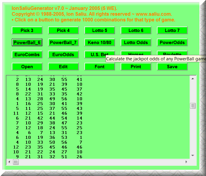 Lottery Utilities Software, Tools, Lotto Wheels, Systems.