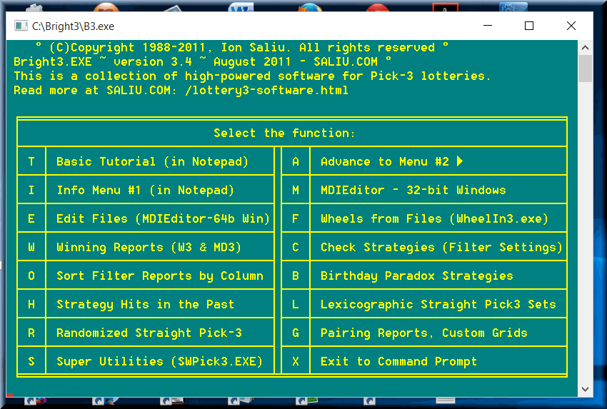 Get help for the Command Prompt and lotto software for Windows XP, Vista, Win 7, 8.